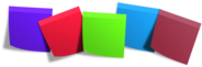 Row Of Sticky Notes