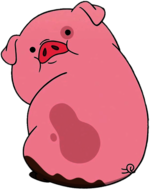 Gravity Falls Waddles Looking Back