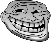 Filled Troll Face