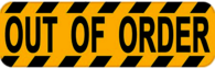 Out of Order Magnetic Sign