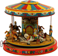 Vintage Toy Merry Go Round