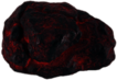 Red and Black Meteorite