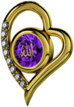 Gold Plated Pendant with Allah Inscription