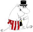 Moominmamma and Moominpappa