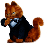 Garfield With Tuxedo Suit