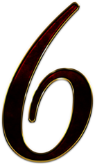 Number 6 Red