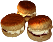 Scones Cream and Jam