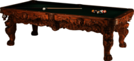 Very Ornate Billiard Table
