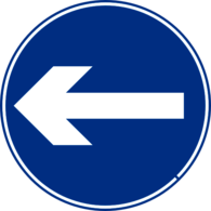 Left Turn Traffic Sign