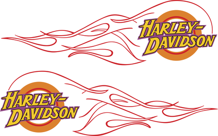 Harley Davidson flame