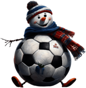 Soccer Ball Snowman