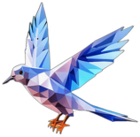 Peace Dove With Footprints Behind, Journey Of Peace, And An Olive Branch., In The Style Of A Cartoon Animation Character - Full Body, Single View, No Shadow