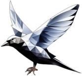 Black And White Dove, Stark Contrast, With A Detailed Olive Branch., In The Style Of A Cartoon Animation Character - Full Body, Single View, No Shadow