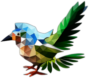 Stylized Representation Of A Peace Dove Holding A Leafy Olive Branch., In The Style Of A Cartoon Animation Character - Full Body, Single View, No Shadow