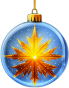 Luminous Bauble With Built-In Led Lights, Minimalist - Single Item, Decorated Christmas Bauble, High Detail, No Shadow