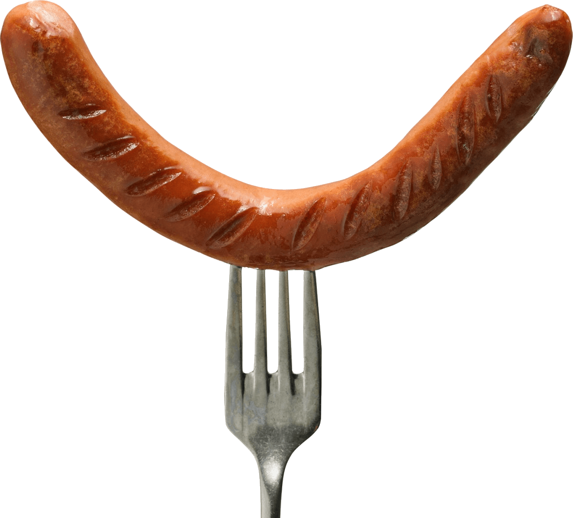Sausage On Fork
