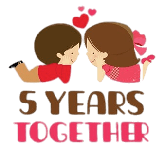 5 Years Anniversary Couple