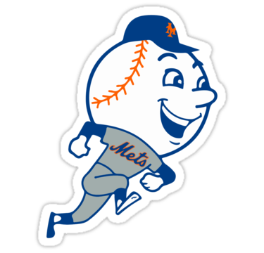 New York Mets Mr Met Sticker