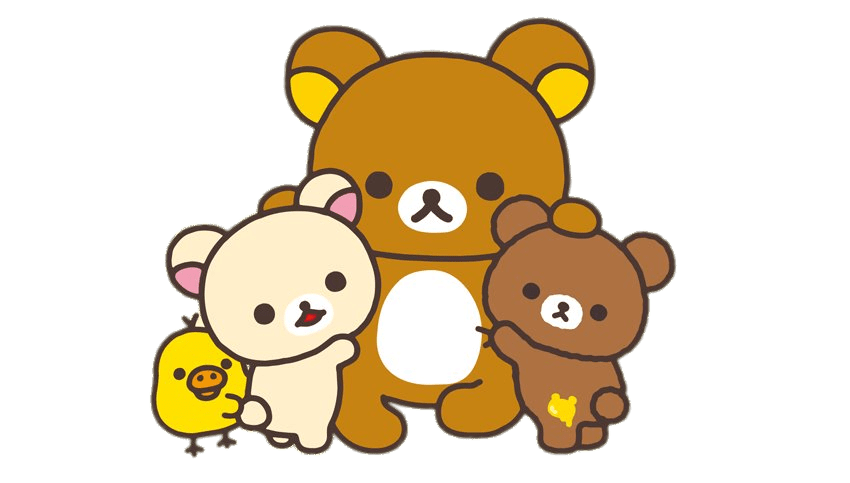 Rilakkuma and Friends Group Hug