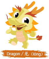 Chinese Horoscope Kids Dragon Sign Clipart