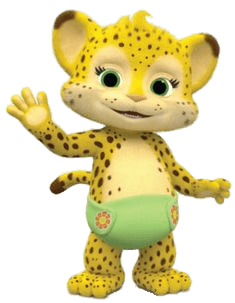 Word Party Franny the Cheetah Waving