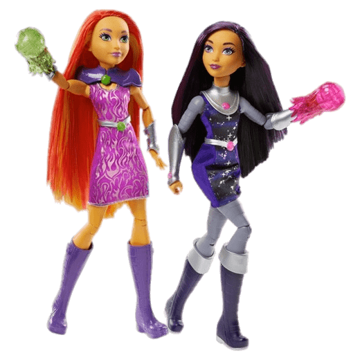 DC Super Hero Girls Starfire and Sapphire