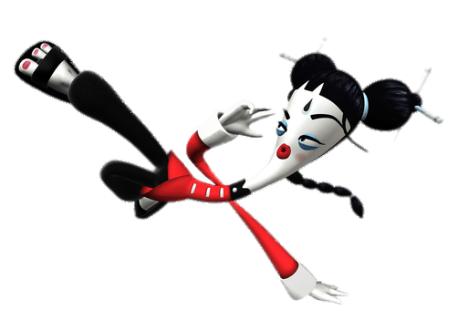 Chop Socky Chooks Chick P High Kick