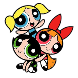 Powerpuff Girls Holding Each Other