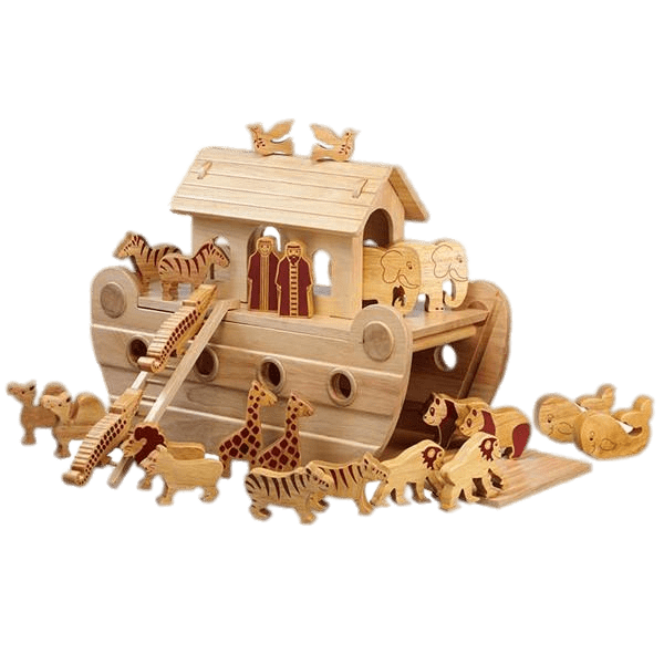 Noah's Ark Wooden Play Set