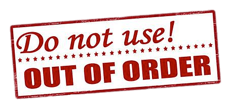 Do Not Use! Out of Order