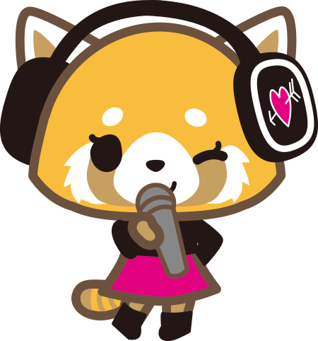Retsuko With Microphone