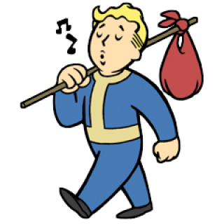 Vault Boy Walking