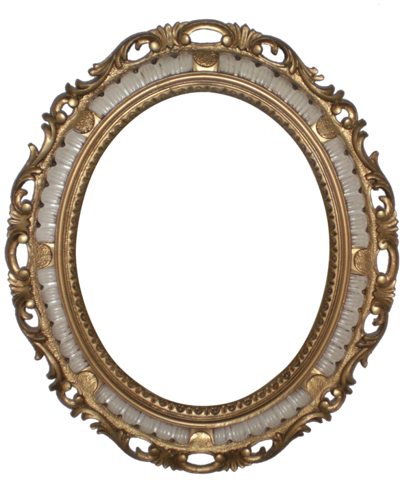 Ivory and Gold Frame