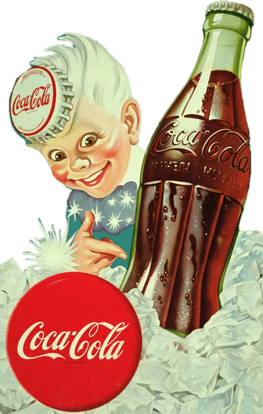 Coca Cola Vintage Boy Advertising