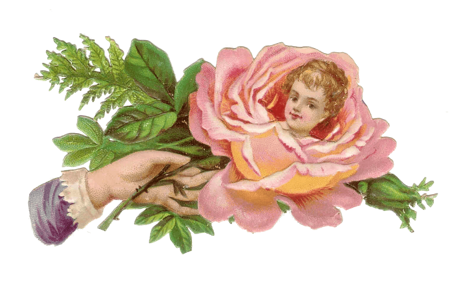 Flower Child Victorian Hand