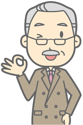 Old Man Making OK Gesture