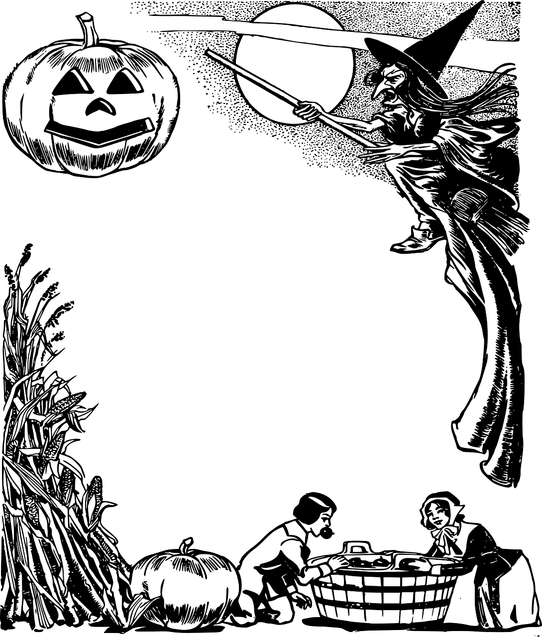 Classical Halloween Frame