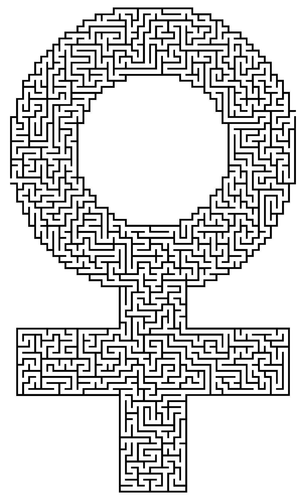 Female Symbol Maze