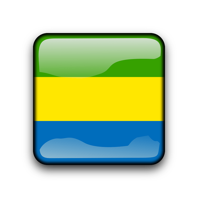 Gabon Flag Icon