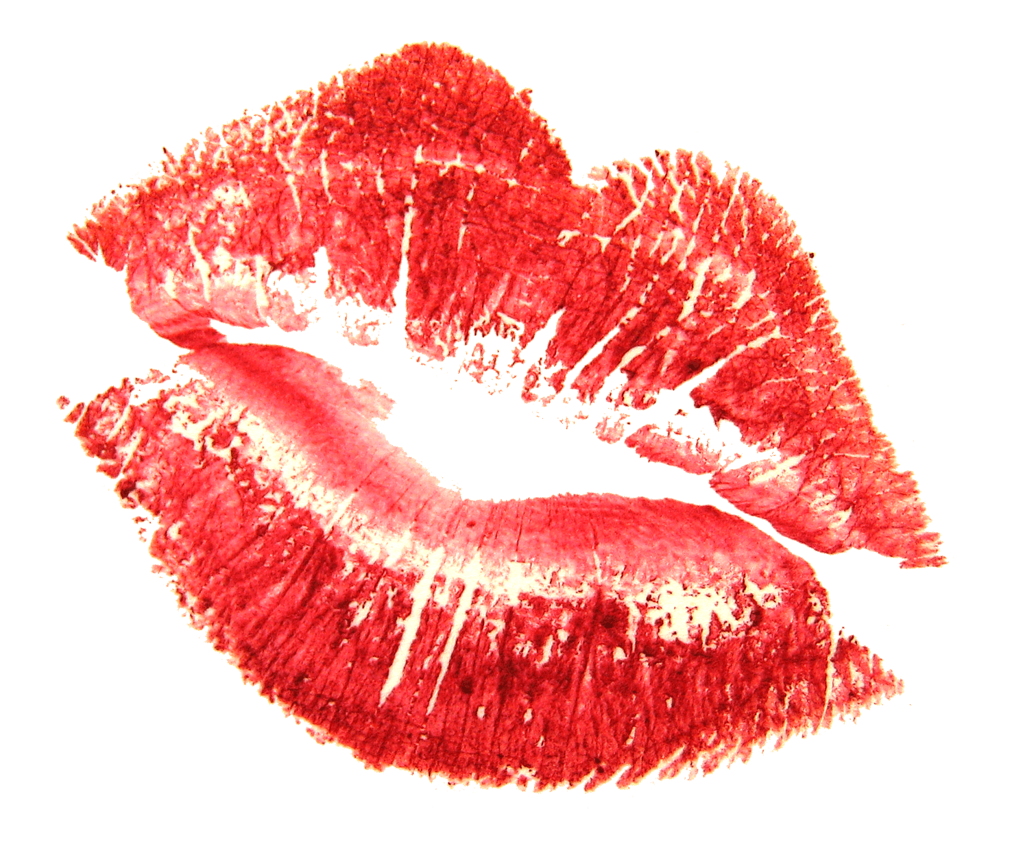 Kissing Red Lips Close Up