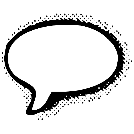 Speech Bubble Comic Style