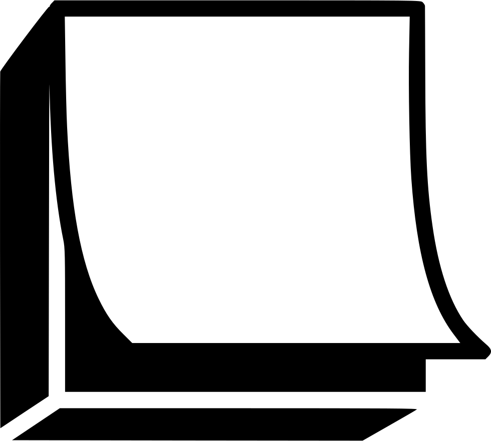 Black and White Pack Of Sticky Notes