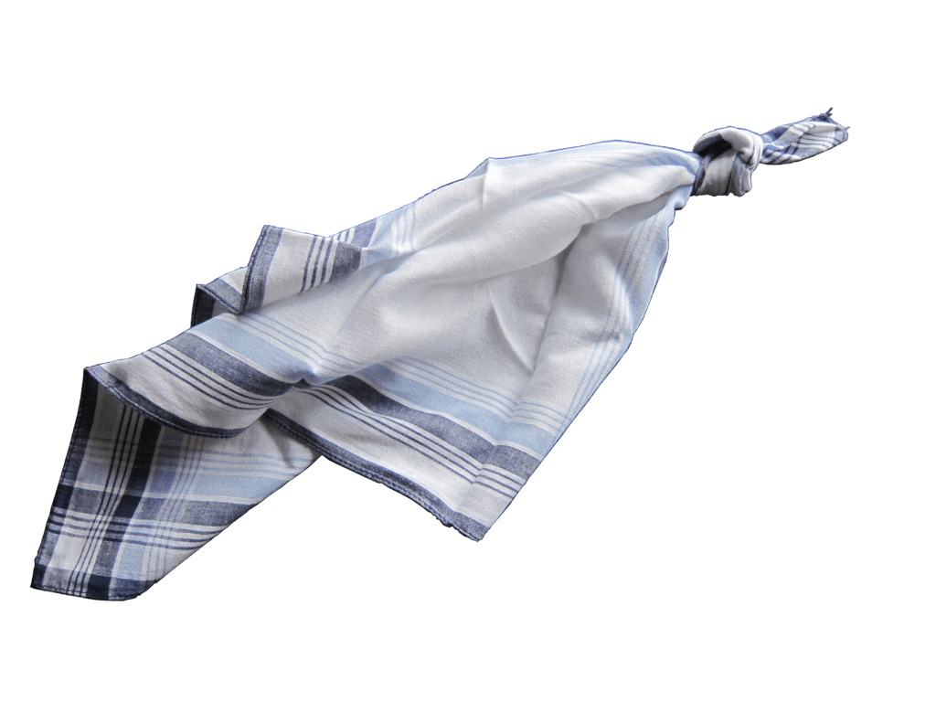 Handkerchief With Knot on One End