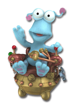 SpottyWot In Chair Waving