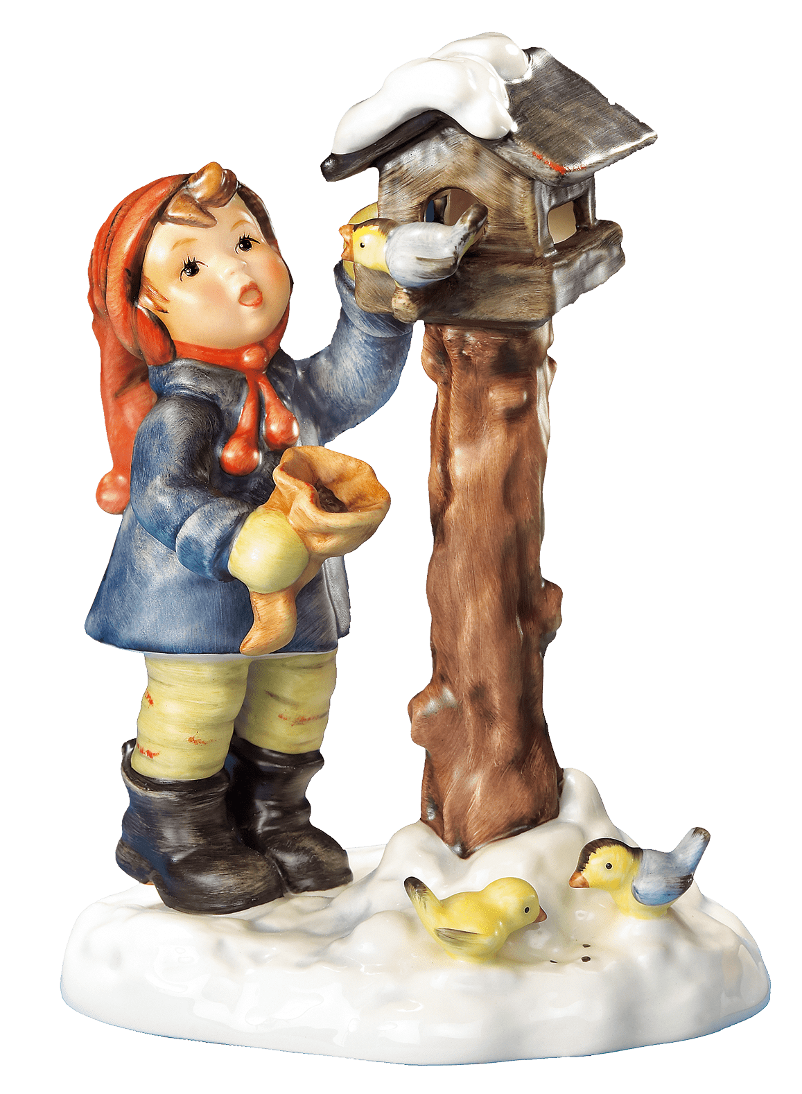 Girl With Bird Hummel Figurine