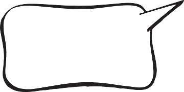 Speech Bubble with Arrow Top Right