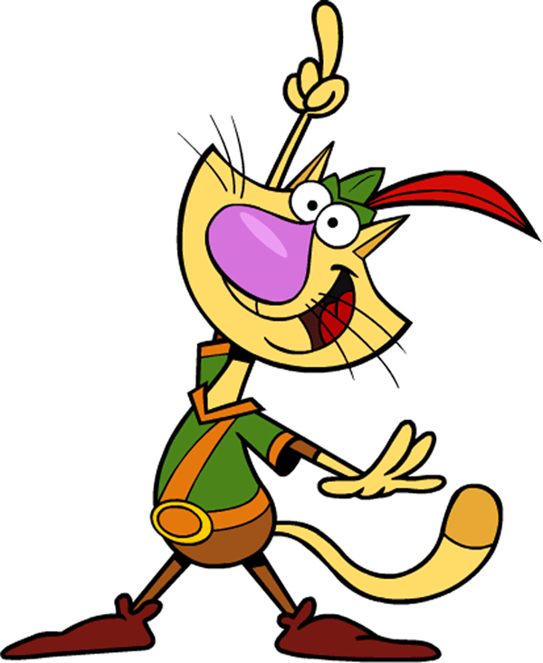 Nature Cat Finger In the Air