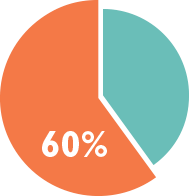 60% Pie Chart