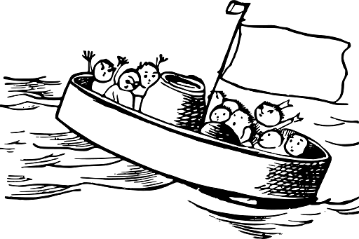 Edward Lear Drawing Save Our Souls