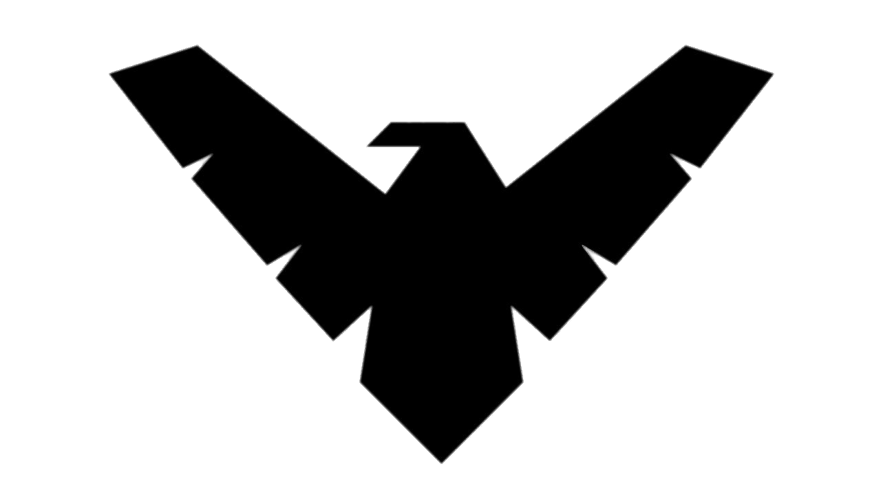 Nightwing Logo Black